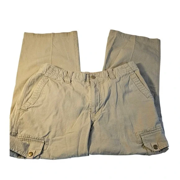 Eddie Bauer Ripstop Heritage Cargo Pant 34x32 (Actual 34x27) Outdoor‎ Workwear - Picture 3 of 12